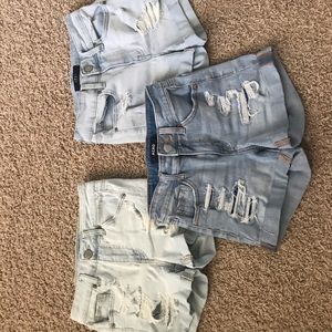 Aeropostale Jean shorts, size 0